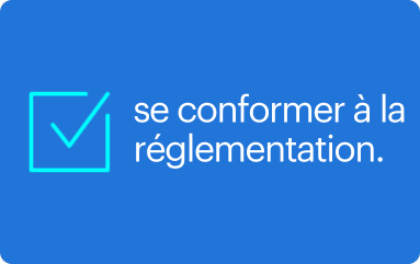 image avec texte: se conformer à la réglementation