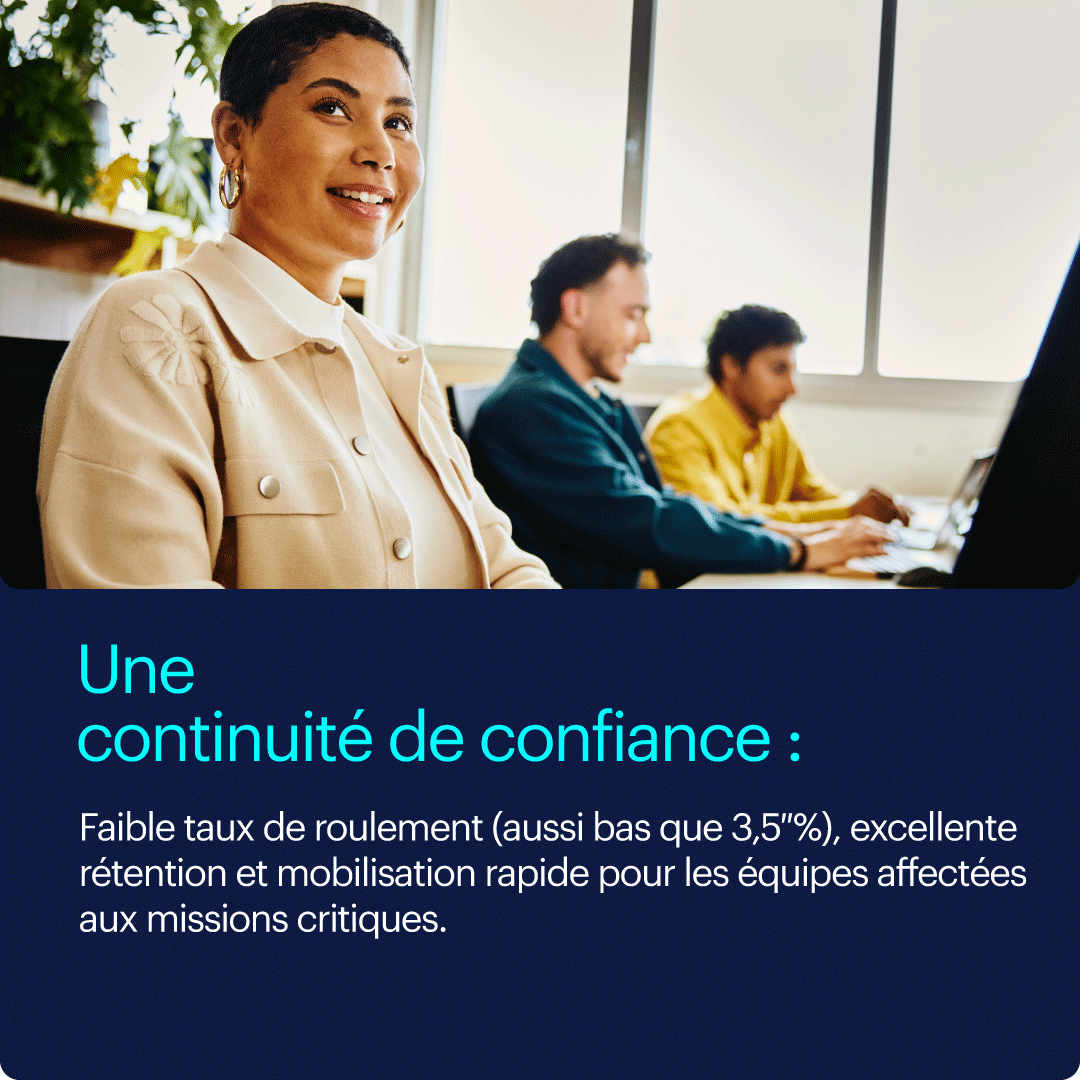 Une continuité de confiance