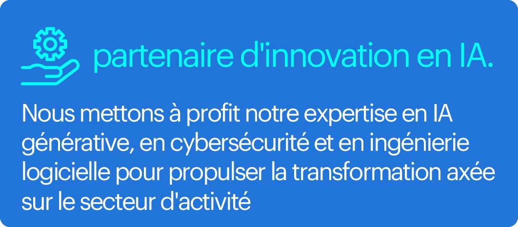 partenaire d'innovation en IA