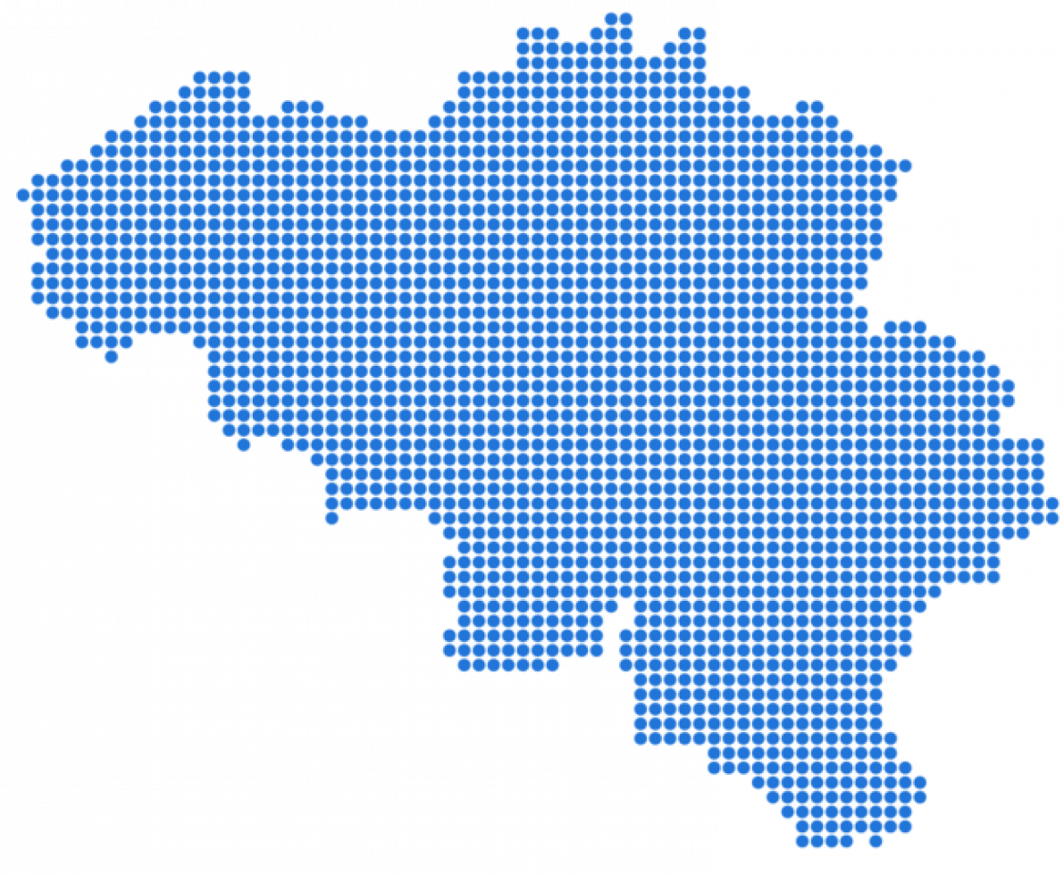 belgium map