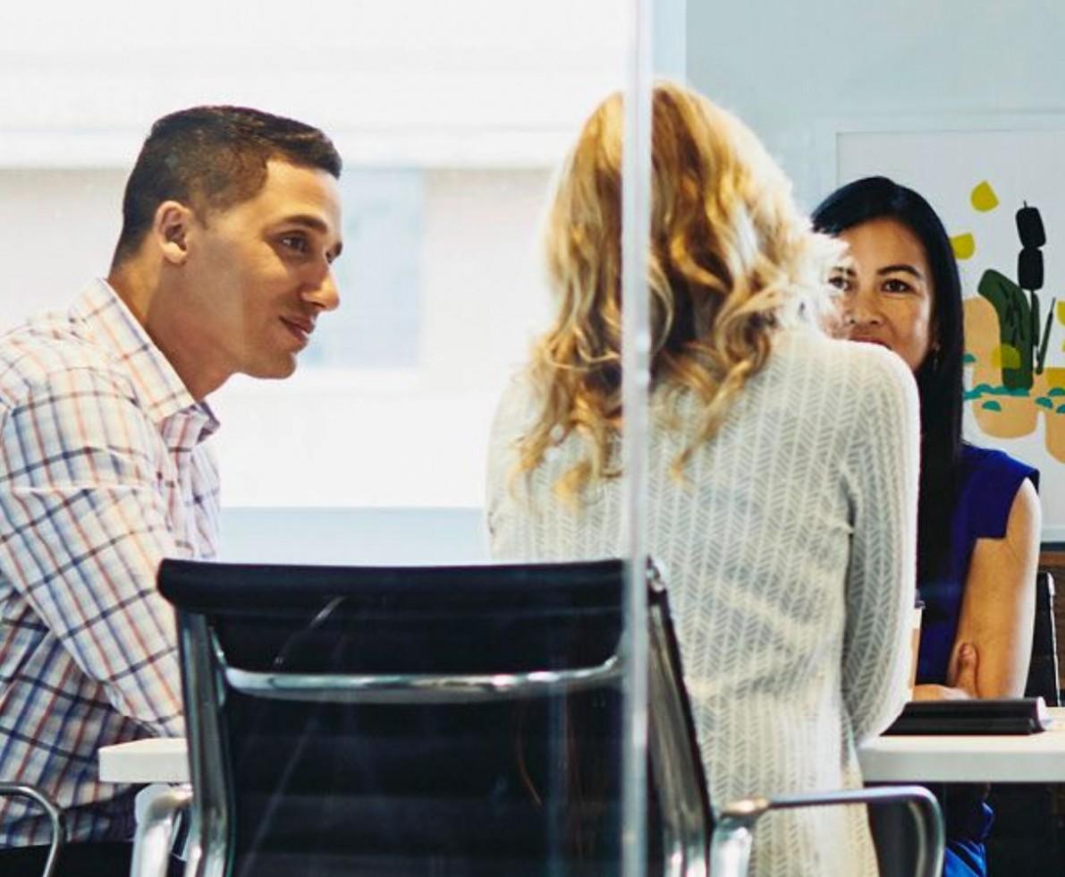 people in a meeting
