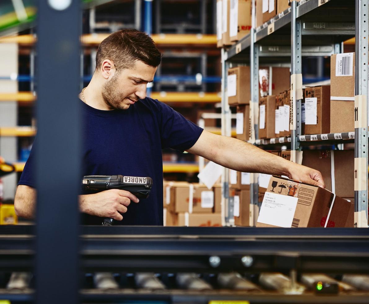 man working on a manufacturing site